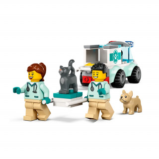 LEGO City Veterinarski reševalni kombi (60382) Igra 