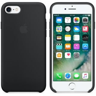 Silikonski ovitek Apple iPhone Black Mobile