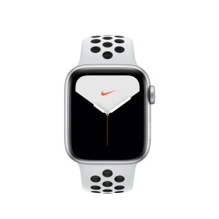 Apple Watch Nike Series GPS, 40 mm srebrno aluminijasto ohišje s čistim platinastim/črnim športnim pasom Nike Mobile