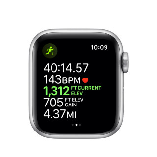 Apple Watch Nike Series GPS, 40 mm srebrno aluminijasto ohišje s čistim platinastim/črnim športnim pasom Nike Mobile