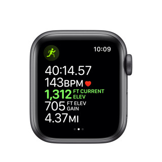 Apple Watch Series GPS, 40 mm vesoljsko sivo aluminijasto ohišje s črnim športnim pasom Mobile