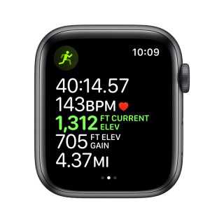 Apple Watch Series GPS, 44 mm vesoljsko sivo aluminijasto ohišje s črnim športnim pasom S/MM/L Mobile