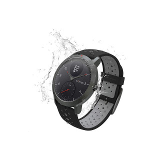 Črna pametna ura Withings Steel HR Sport (40 mm). Mobile