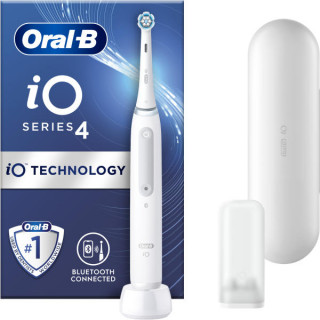 Bela električna zobna ščetka Oral-B iO Series 4 Dom