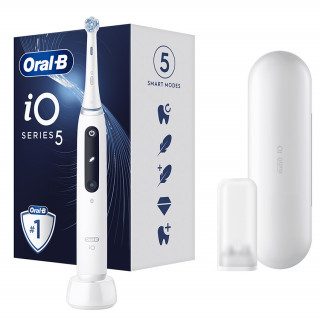 Bela električna zobna ščetka Oral-B iO Series 5 Dom