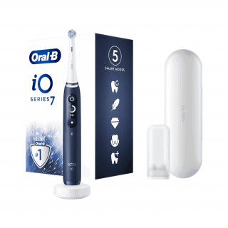 Oral-B iO Series 7 safirno modra električna zobna ščetka Dom