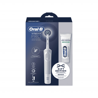 Električna zobna ščetka Oral-B Vitality Pro D103+ Bonus Toothpaste Dom