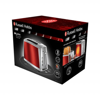 Russell Hobbs 23220-56/RH Luna Red opekač kruha Dom