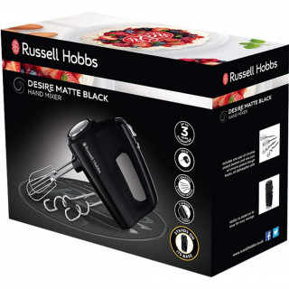 Russell Hobbs 24672-56/RH Matte Black ročni mešalnik Dom