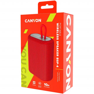 Canyon Bluetooth zvočnik BSP-4 5W - rdeč (CNE-CBTSP4R) PC