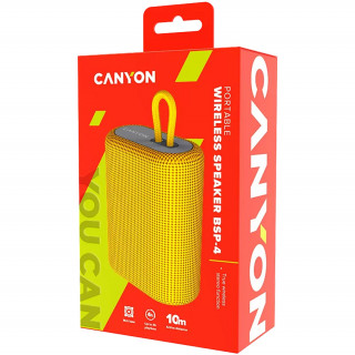 Canyon Bluetooth zvočnik BSP-4 5W - rumen (CNE-CBTSP4Y) PC