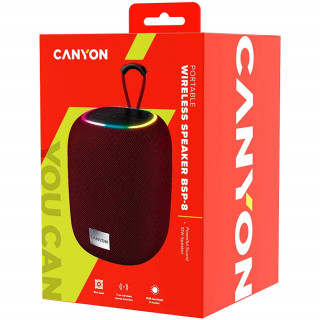 Canyon Bluetooth zvočnik BSP-8 10W - rdeč (CNE-CBTSP8R) PC