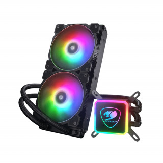 Cougar I Aqua ARGB 280 RGB (120mm) ventilator x2 + daljinski upravljalnik PC