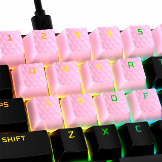 Gumijaste tipke HyperX roza US PC