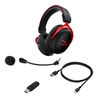 HyperX Cloud II Wireless – slušalke za igre (črno-rdeče) PC