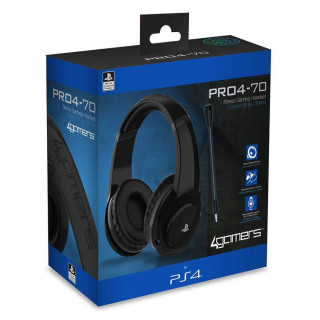 4Gamers PRO4-70 Stereo žične igralne slušalke - črne PS5