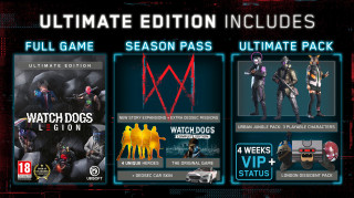 Watch Dogs Legion Ultimate Edition + kip Resistant of London - PS4 Merch