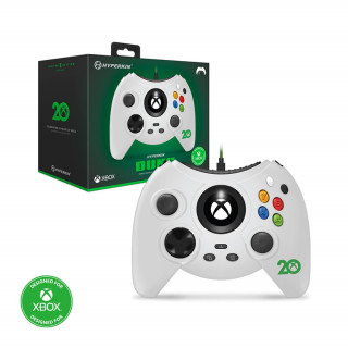 Žični kontroler Hyperkin Duke - omejena izdaja ob 20. obletnici - bela (M02668-ANWH) Xbox Series