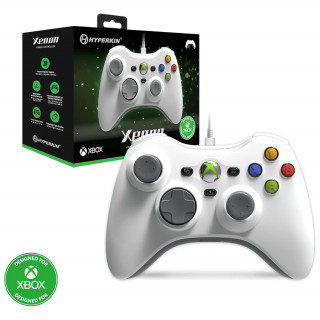 Žični kontroler Hyperkin Xenon - bel (M01368-WH) Xbox Series