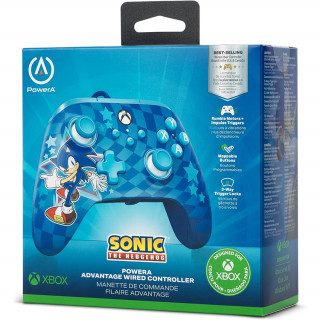 PowerA Advantage Xbox Series X|S, Xbox One, žični kontroler za osebni računalnik (Sonic Style) Xbox Series